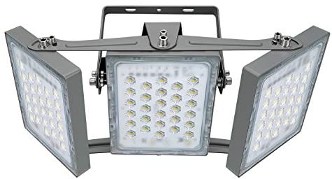 STASUN Projecteur LED 150W, IP65 Imperméable, 15000LM, Eclairage Extérieur LED, Equivalent à Ampoule Halogène 900W, 6000K Lumière Blanche du Jour, Projecteur réglable pour granges, cour et garage