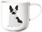 ASA Coppa French Bulldog Henkelbecher Fine Bone China Weiß 0,4l, Größe: 9,2cm x 9,5cm, 19446014