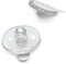 Pokornys - 20x selbstklebende Haken mit Öse I Deckenhaken transparent I Haken selbstklebend 20mm Durchmesser I Klebehaken extra stark I kleben statt bohren
