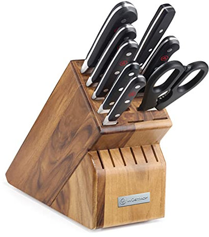 WÜSTHOF Klassisches 9-teiliges Messerblock-Set