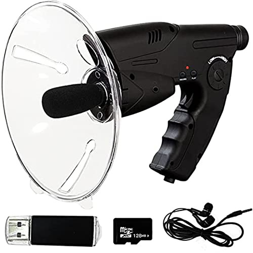 Bird Recording Observing Listening Device Telescope,5 Hours Long Recording,Listen and Observed To Upto 320ft Long Range Bionic Ear Electronic Listening Device