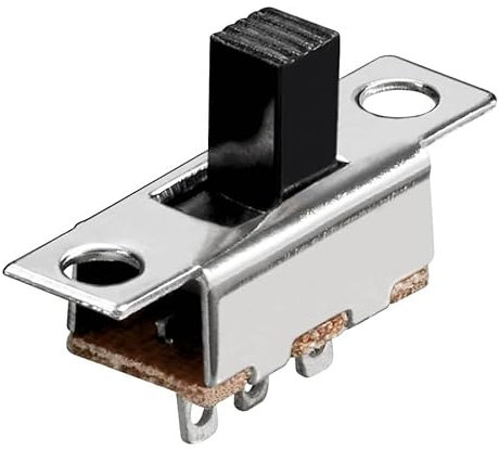 CABLEPELADO Interruptor Deslizante ON-OFF SPDT 1P2T 3 pines | Interruptor 3 terminales | Interruptor de palanca 2 Posiciones | máx. capacidad de carga 0,1 A | 150V