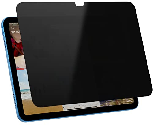 Peslv Sichtschutz Displayschutzfolie für iPad 10. Generation 2022 (10.9 Zoll), Abnehmbarer Anti-Blaulicht-Blendung Spy Private Filter, Einfache Installation, Schwarzer Sicherheitsbildschirm