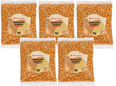 Malinowe Körner-Popcorn 5x1kg Popcorn Mais