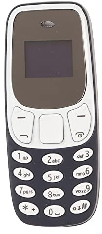 Zunate Mini Mobile Phone, the Smallest Dual SIM Card GSM Phone for Adults (Dark Blue)