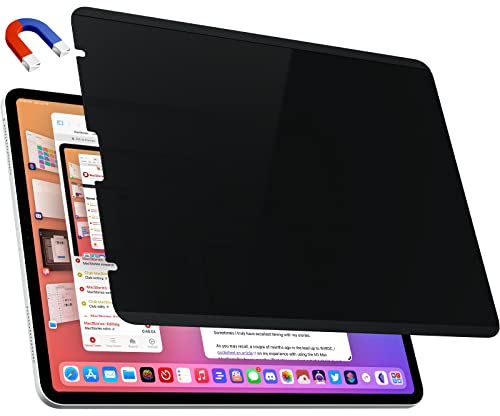 Pellicola protettiva magnetica per la privacy compatibile con iPad Pro 12,9 pollici (2022/2021/2020/2018), rimovibile Anti Glare Blue Light iPad 12,9 pollici, protezione privacy