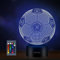 HooJtny Lampada Calcio napoli, Napoli Calcio Luce Notturna 3D Led, 16 Colori USB Ricaricabile, Regalo per Bambini Ragazzo
