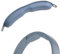 V-MOTA Hesh 3 - Cuscinetti di ricambio compatibili con cuffie Skullcandy Hesh 3.0 / EVO / ANC, 1 pezzo, colore: blu navy