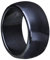 LES POULETTES BIJOUX - Großer Hämatit Ring - 10 mm - grobe 58 (18.5)