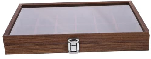 MILISTEN Aufbewahrungsbox Für Teebeutel Aufbewahrungsbox Für Gewürze Stapelbare Aufbewahrung Mit Deckel Teebeutel-Organizer Teebeutelhalter Staubdicht Holz Tee-Box Büro