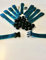 SWIMMING POOL COVER TO ROLLER STRAP SET