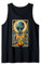 Aliens Merch für Basketball-Fans mit Alien-Basketball-Karte Tank Top