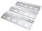 teileplus24 BR14-3-SG Gasgrill Edelstahl Brennerabdeckung kompatibel mit Enders Brooklyn 3, Brooklyn Next 3 | Flavorizer Bars | Passgenau | Rostfrei | Brennerschutz