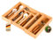 Floordirekt Besteckkasten für Schubladen, verstellbare Bambus Küchen Schubladen, Organizer, Größe 40 cm (Nevada)