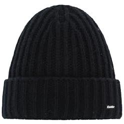 Eisbär Mütze Damen Leia Oversized Schwarz - warme Merino Wintermütze | Strickmütze, Damenmütze, Wollmütze, warm, weich, kuschelig, aus Österreich