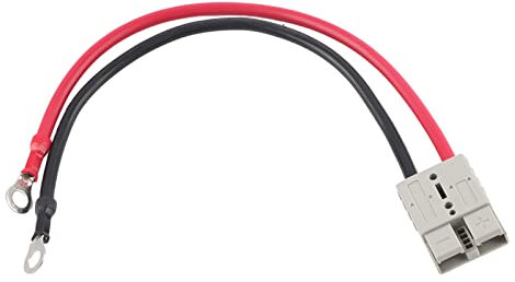 Glomora Gabelstapler-Batterie-Stecker, 50 A, 600 V, Ladestecker, Gabelstapler-Batterie-Stecker mit Verlängerungskabel, für Traktoren, Sightseeing-Autos