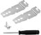2pcs Dishwasher Mounting Bracket, 8269145 Under Counter Mounting Brackets with Screws Sturdy Dishwasher Clips Compatible with GE Samsung