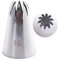 Large Icing Nozzles, Stainless Steel #1B#1C#1E#1G Piping Nozzle, Cake Cupcake Decorating Tools for Pastry(1G)