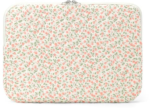 Puffy Laptop Sleeve 11-15 Zoll Laptophülle passend für MacBook Air/Pro Retina Laptoptasche kompatibel mit MacBook Pro 14 Zoll (Blumen, 13zoll)