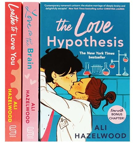 Ali Hazelwood Collection 3 Books Set (The Love Hypothesis, Love on the Brain & Loathe To Love You)
