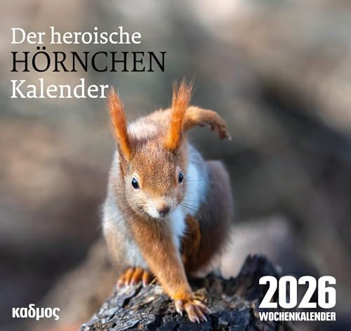 Der heroische Hörnchenkalender (2026) (Kadmos' koole Postkartenkalender)