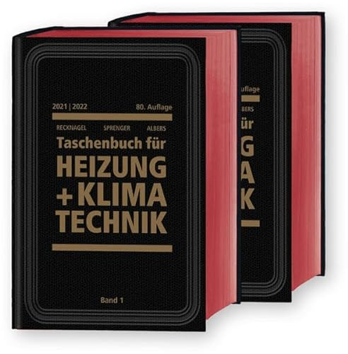 Recknagel - Taschenbuch für Heizung und Klimatechnik 80. Ausgabe 2021/2022 - Premiumversion inkl. E-Book: einschließlich Trinkwasser- und Kältetechnik sowie Energiekonzepte