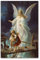 Postereck - Detailreiches Schutzengel Poster im Alten Gemälde Stil | Spirituelle Deko mit Engel für Kinder | 4:3 - 40,0 cm x 30,0 cm