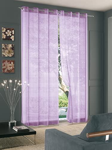 Home Collection GOA131 Tenda Goa, Poliestere, Lilla, 140x290 cm