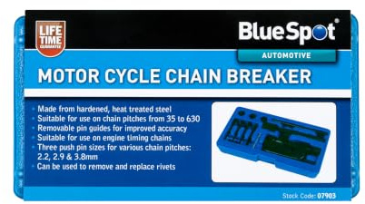 Blue Spot Tools 07903 Motor Cycle Chain Breaker, Black