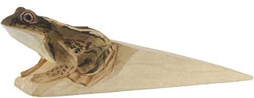 Wildlife Garden WG584 Türstopper Frosch - Handgeschnitzt