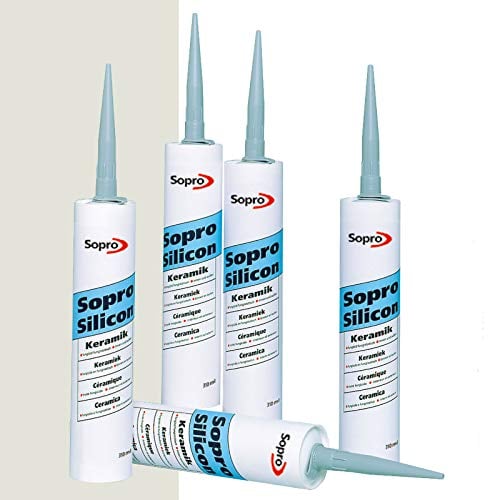 12x Sopro KeramikSilicon 310ml Hellgrau