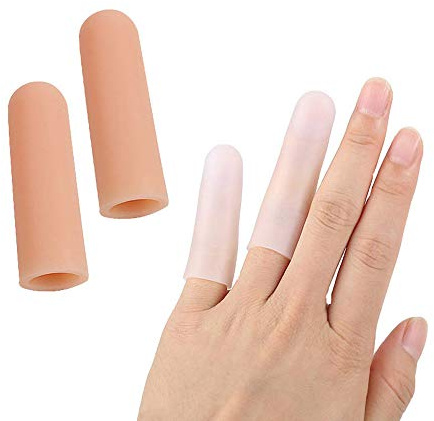 PBFONE Lot de 5 paires de protège-doigts en gel de silicone pour atténuer les douleurs causées par les cors, les ampoules