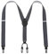 Lafayon Hosenträger Herren mit 4 Clips, Y-Back 3,5 cm Breit Hosenträger Heavy Duty Verstellbar und Elastisch mit Starken Metallclips