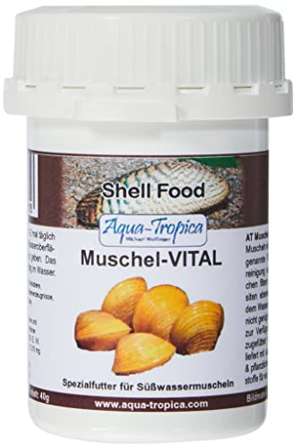 Aqua-Tropica Muschel-VITAL - Futter für alle Süßwassermuscheln, 40 g