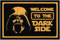 MoonWorks® Fußmatte mit Spruch Welcome to The Dark Side Film-Parodie rutschfest & waschbar schwarz 60x40cm