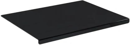 Asyduey Tagliere in Acrilico Nero con Bordo, Dimensioni 17,7X13,7 Pollici, AntiGraffio, Cucina, Tagliere per Cucina