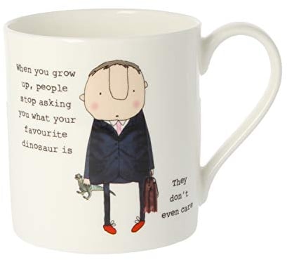 Rosie Made A Thing Favourite Dinosaur Bone China Mug Gift Idea Her QRH41 QRH41