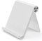 VOVIGGOL Soporte Móvil Mesa Plegable, Atril Móvil Soporte Teléfono Móvil Multiángulo Ajustable Compatible con iPhone 13 12 Pro, Galaxy S21 S10, Xiaomi Redmi Note 10 9 20 Pro iPad Tablet (Blanco)