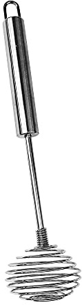 Fox Run 5829 Spiral Spring Whisk, 10 Silver Stainless Steel, Medium