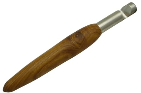 Flaschenöffner, Kapselheber aus Edelhölzern, Geschenkidee, Edelstahl + Holz, handgedrechselt (Goldregen)
