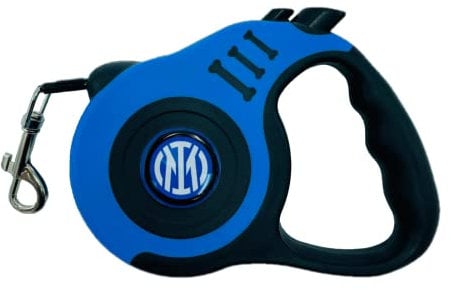 Inter PETLEASHINTER, Guinzaglio Retrattile Unisex Adulto, Nero, Nero, Unica