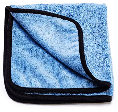 detailmate Mikrofaser Bundle - Wizard of Gloss All Purpose Hero Allroundtuch 360GSM 40x40cm Pflegeratgeber - Set mit Mikrofasertuch inklusive Pflegehinweisen