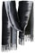 Skcess Scarf Cashmere Women, Damen Schal Herbst Grau Farbverlauf Der Quaste Scarf Winter 200X70CM(79X28In)