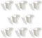 Lot de 8 Supports de Serrage universels en Plastique pour Stores en Aluminium, Montage sans vis ni perçage