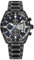 Herren Uhr Uhren BENYAR Quarz-Chronographenwerk 42MM Zifferblatt Analoguhr Aus Edelstahl Wasserdicht Uhr Geschenk für Männer BY-5201M (Schwarz Blau)