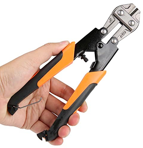 Drahtschneider, Bolzenschneider-Zangen-Set, Mini-8-Zoll-Bolzenschneider, Robuste Mini-Bolzenschneider, Drahtkabelschneider-Zangen, Scherenschneidwerkzeug, Für Stacheldraht, Dicken Draht, Bolzen, Stang