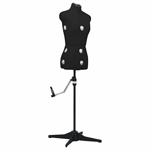 Camerina Schneiderpuppe Verstellbar Weiblich Schwarz S Größe 33-40 Kleiderpuppe Mannequin Body
