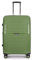 Stratic Bright+ Hartschalen-Koffer Trolley Koffer groß Reisekoffer, wasserabweisend, 4 Rollen, erweiterbar, TSA-Schloss (Größe L, Olive)