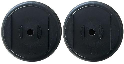 Base de Cuchilla for cortacésped, 2 uds., for cortadora de césped inalámbrica eléctrica, Herramienta desbrozadora, recortadoras de jardín, Soporte for Cuchillas de cortacésped(Color:Black)