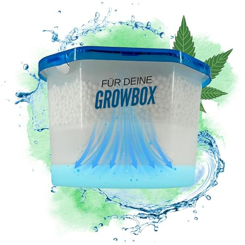 TronicXL 1 Luftentfeuchter 500ml für Growbox Grower Grow Anbau Zubehör Box Boxen Granulat Raumentfeuchter Entfeuchter Growzelt Zelt Zelte Zimmergewächshaus Klima